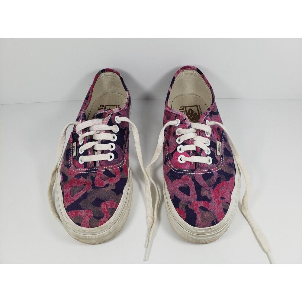 Vans Della Shoes‎ Women's Size 8 Pink Heart Pattern